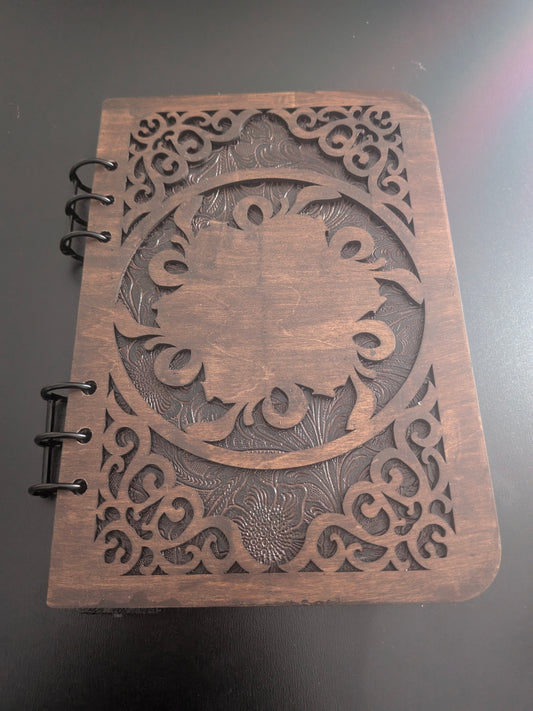 Djinn's Journal - Multipurpose Wooden Notebook Cover