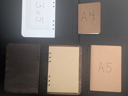 Djinn's Journal - Multipurpose Wooden Notebook Cover